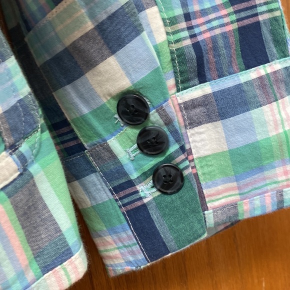 TALBOT quilted blue green blazer/ jacket size 10 NWT - Picture 8 of 9